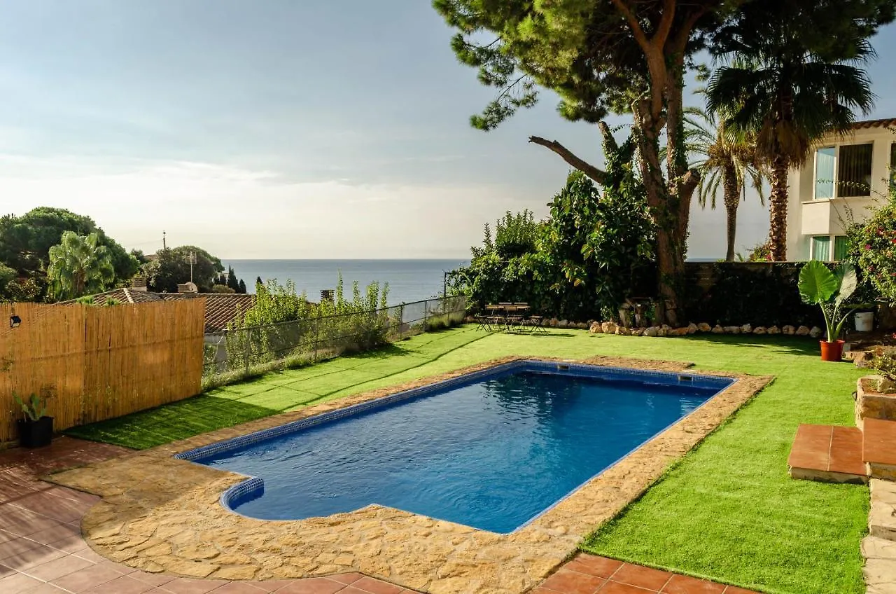 ~Villa El Riu Del Cel~Increibles Vistas Al Mar Lloret de Mar Villa